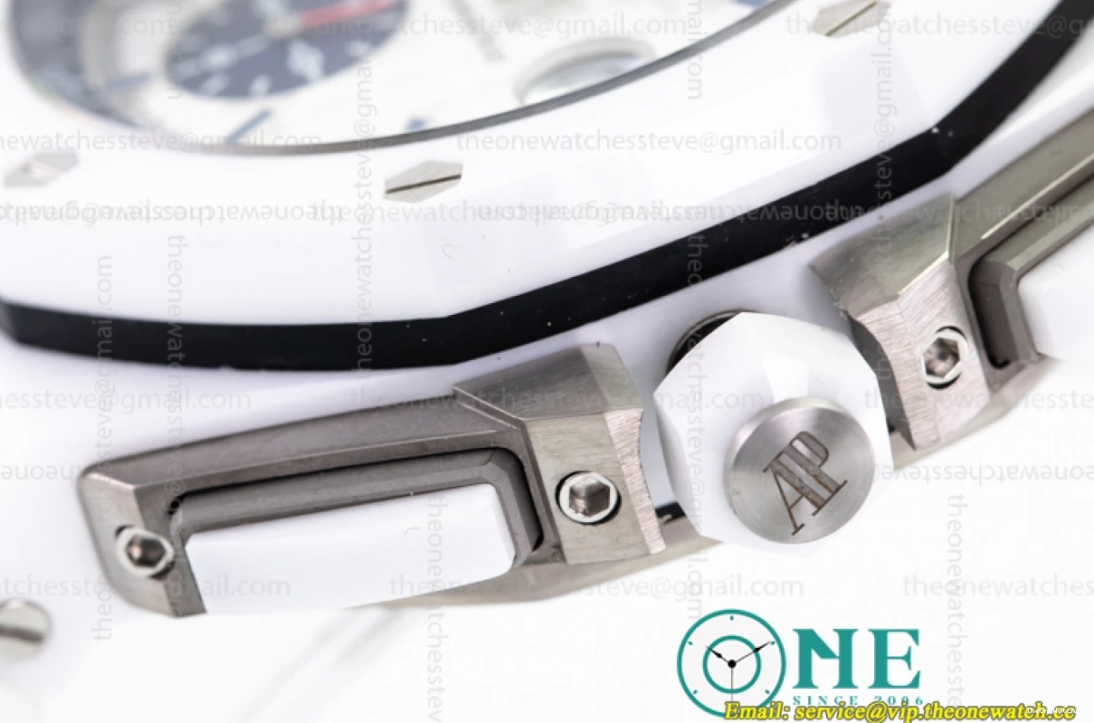 - White Oak Offshore Ceramic Chronograph Piguet Audemars Royal A3126 26402CB JF 0314